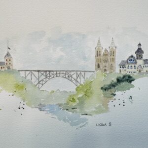 Gruß aus Solingen als hochwertiger Fine Art Print