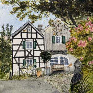 Fachwerkhäuschen in Widdert - Heimatserie Nr. 1