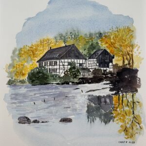 Kunst-Postkarte aus dem Bergischen Land - Heimatserie Nr. 4 Wipper Kotten