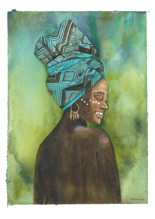 Kunst - Postkarte - Portrait Nr. 1