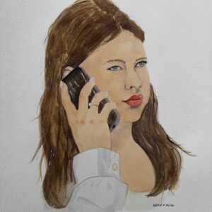 Kunst - Postkarte - Portrait Nr. 2