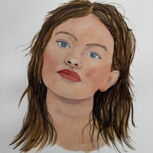 Kunst - Postkarte - Portrait Nr. 3